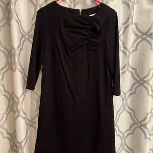 Black Kate Spade Livia Ponte Dress